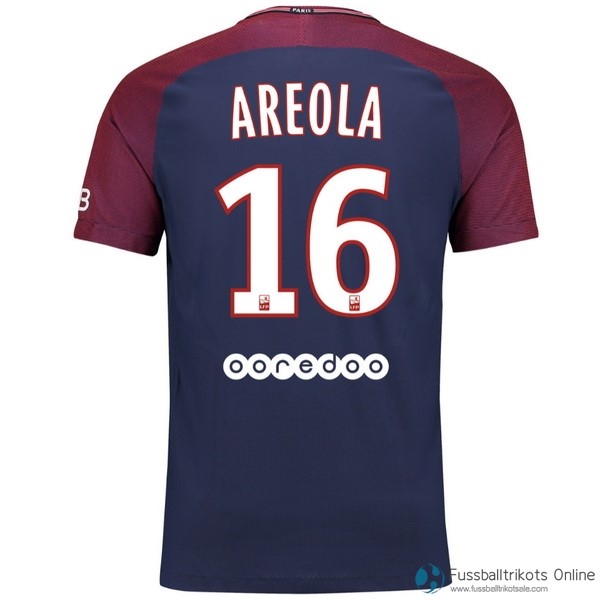 Paris Saint Germain Trikot Heim Areola 2017-18 Fussballtrikots Günstig